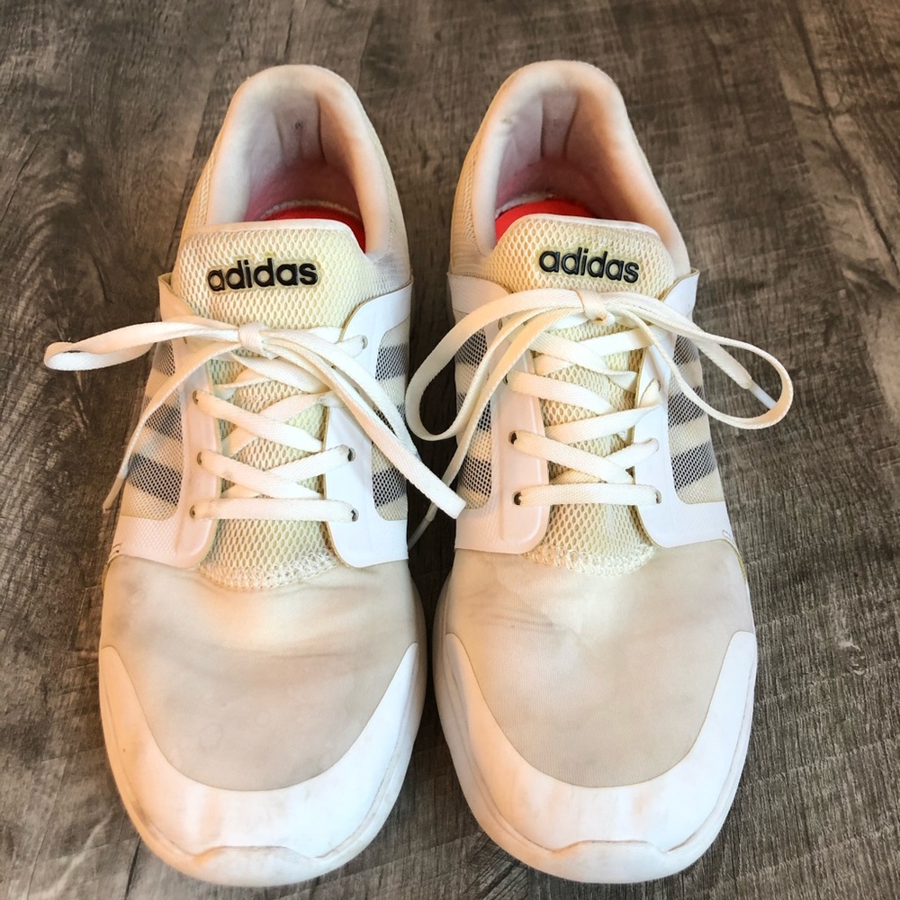 Adidas Cloudfoam Off White Sneakers, size 9.5 US - Picture 3 of 8
